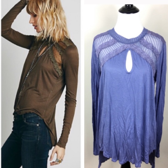 Free People Tops - Free People New Romantics Lace Tunic Top *148